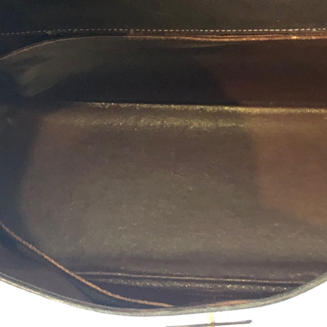 HERMÈS Kelly Monaco Collector Chocolate Brown Box Handbag 1960 - Image 13