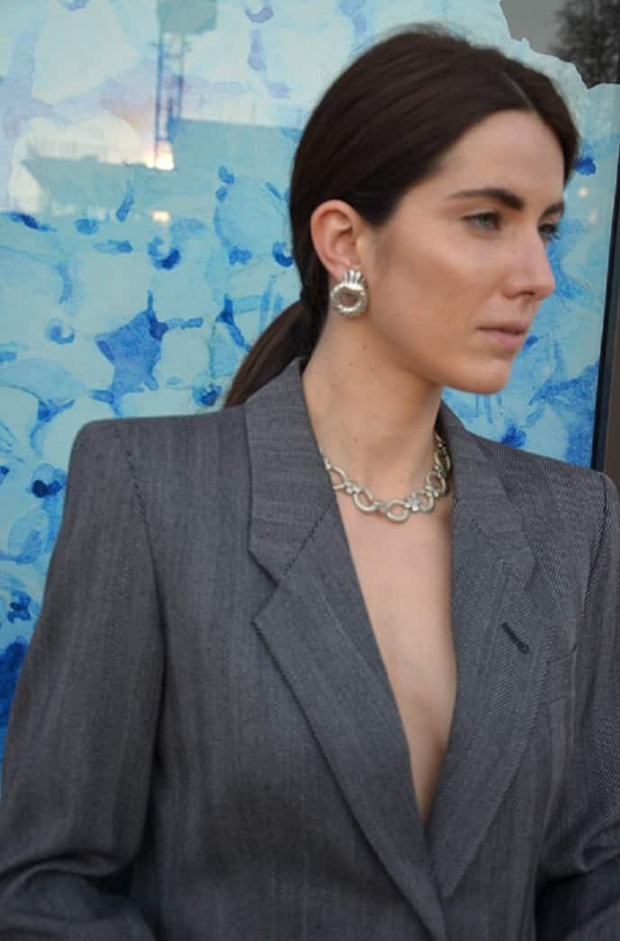 GIORGIO ARMANI Vintage Pinstriped Blazer Trousers Suit 1980's - Image 3