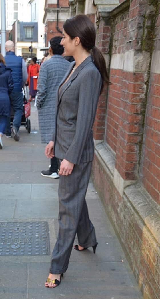 GIORGIO ARMANI Vintage Pinstriped Blazer Trousers Suit 1980's - Image 2