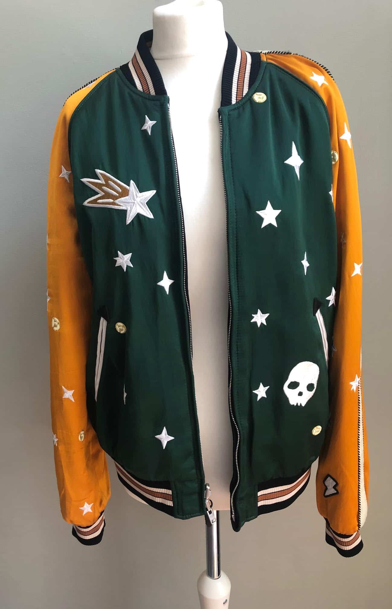 COACH Varsity Bomber 1941 Souvenir Jacket Space Cruisers Retro Cone Skulls Unisex Vintage - Image 3