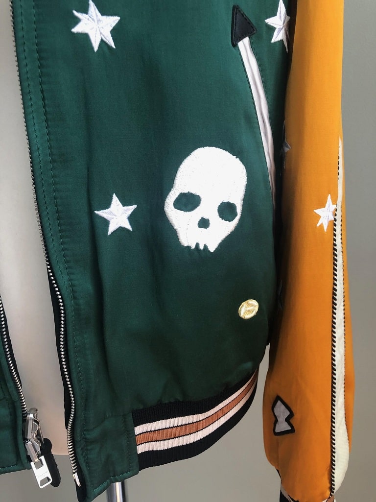 COACH Varsity Bomber 1941 Souvenir Jacket Space Cruisers Retro Cone Skulls Unisex Vintage - Image 5