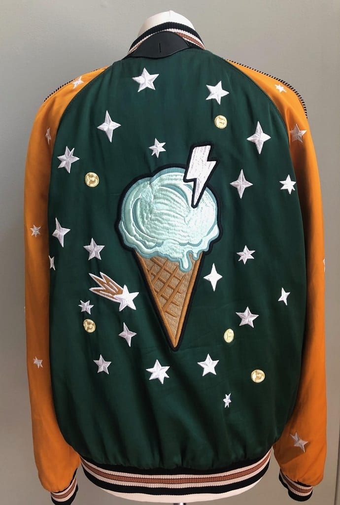 COACH Varsity Bomber 1941 Souvenir Jacket Space Cruisers Retro Cone Skulls Unisex Vintage - Image 4