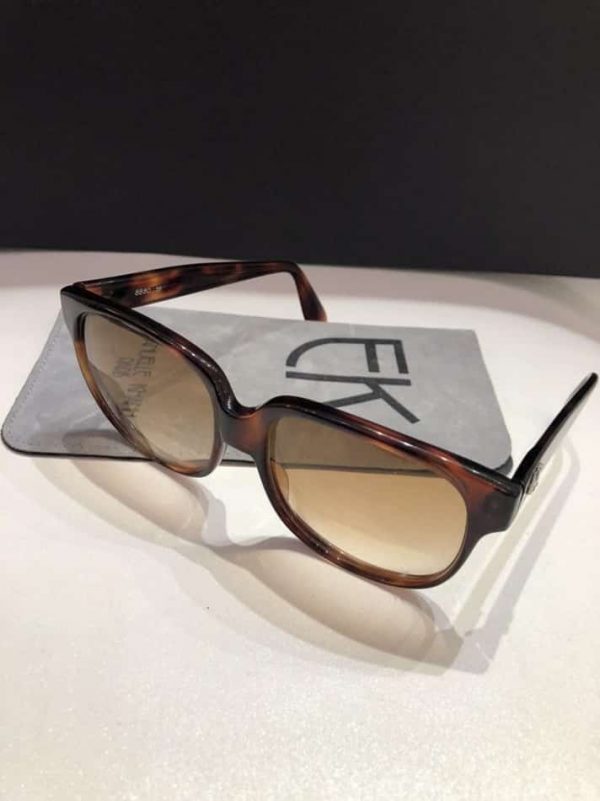 EMMANUELLE KHANH Glasses Brown Vintage oversized frame - Image 6