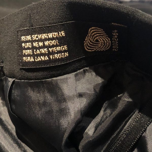 ESCADA COUTURE Vintage Draped Wrap Black Skirt 1980s - Image 11