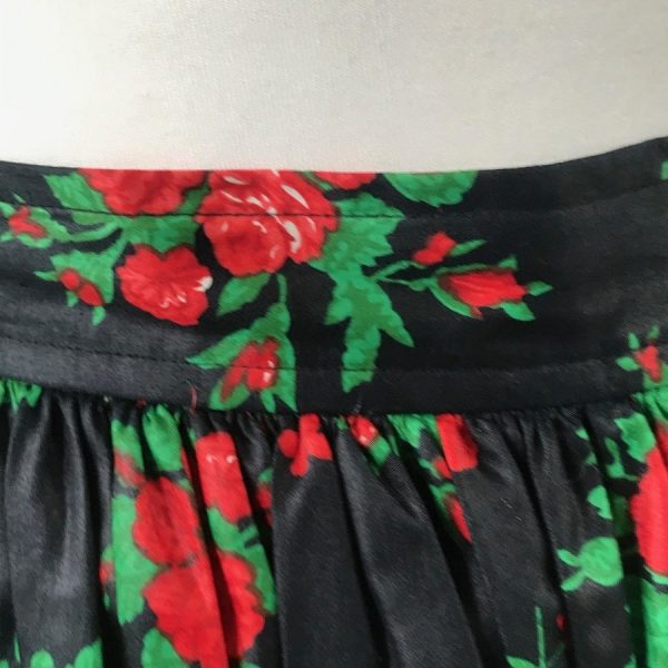 YVES SAINT-LAURENT Skirt 1970s Russian Ballet Collection Floral Ruffle Vintage - Image 7