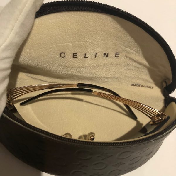 CELINE Crystal Rimless Aviator Sunglasses - Image 3