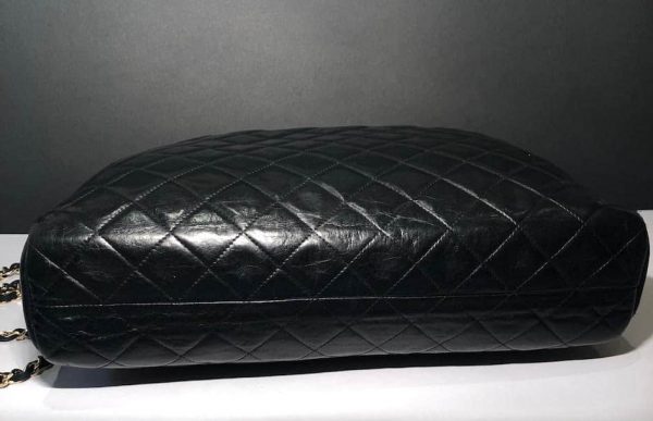 CHANEL Timeless Bag Quilted Leather Lambskin Maxi Vintage 1989 - Image 11