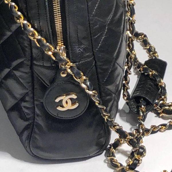 CHANEL Timeless Bag Quilted Leather Lambskin Maxi Vintage 1989 - Image 8