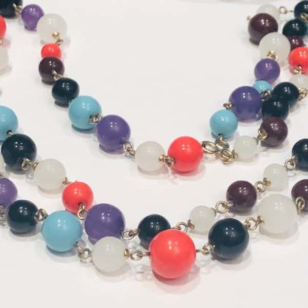 CHANEL Pearl Necklace Multi Double Strand  CC Logo 2007 Runway Collection - Image 5