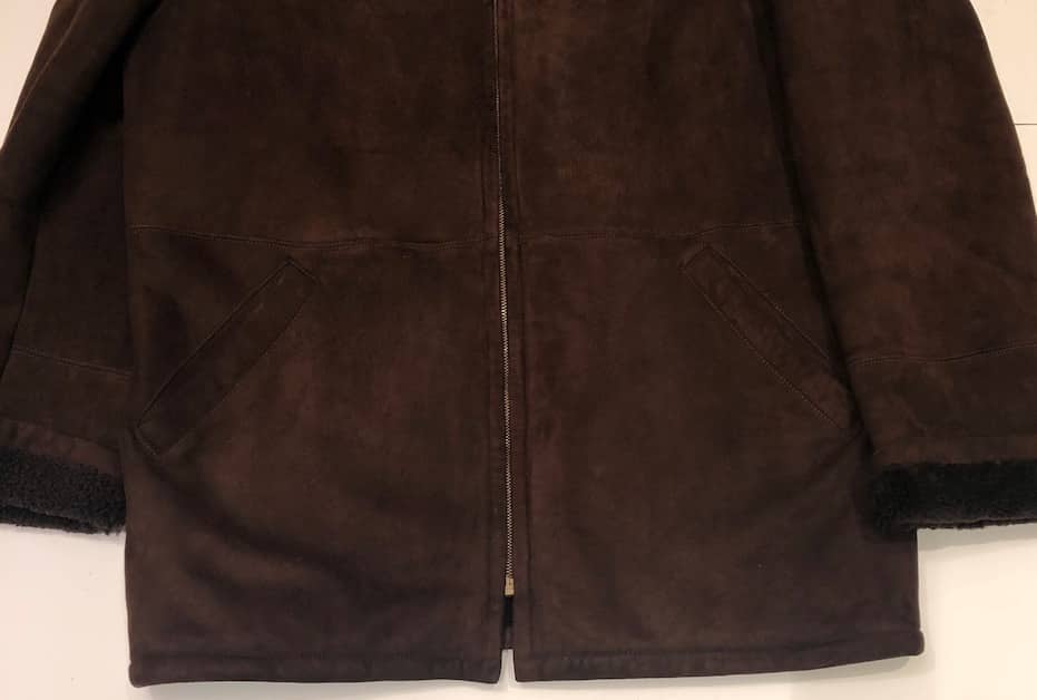 HERMÈS Coat Jacket Dark Brown Lambskin Men's Half Coat - Vest - Image 7