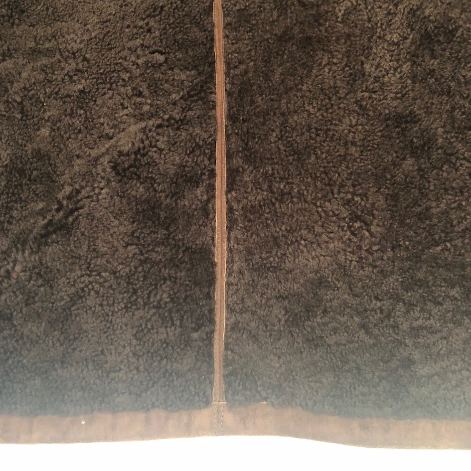 HERMÈS Coat Jacket Dark Brown Lambskin Men's Half Coat - Vest - Image 8