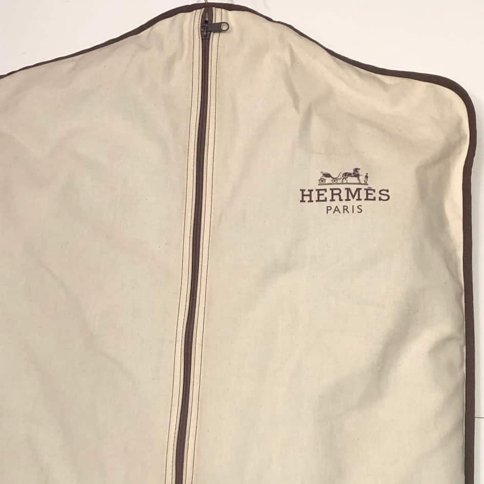 HERMÈS Coat Jacket Dark Brown Lambskin Men's Half Coat - Vest - Image 9