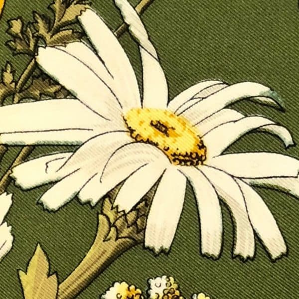 HERMÈS Scarf Carré Aux Champs Vintage 1970s Original Issue - Image 10