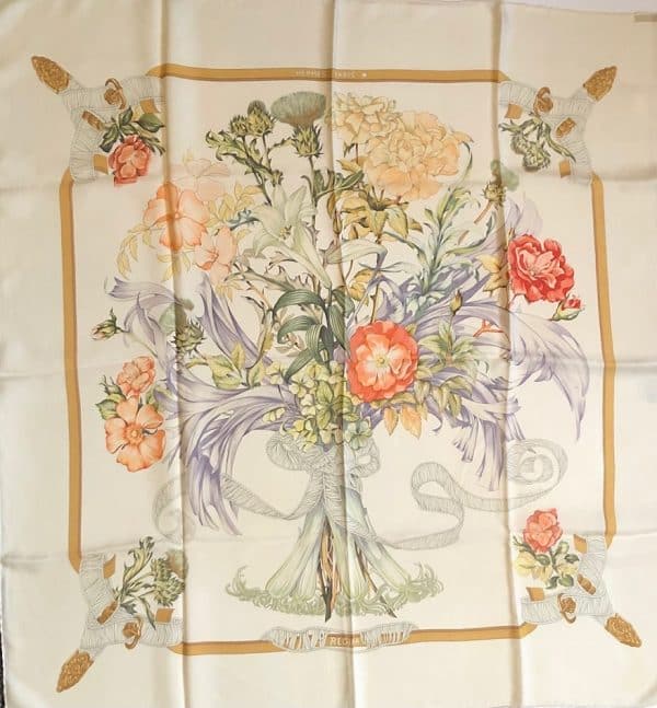 HERMÈS Scarf Carré Régina Limited Edition Queen Elizabeth II Golden Jubilee 2002 - Image 5
