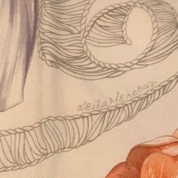 HERMÈS Scarf Carré Régina Limited Edition Queen Elizabeth II Golden Jubilee 2002 - Image 10