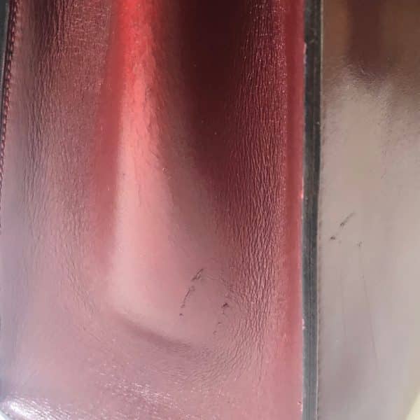 HERMÈS Vintage Kelly Sellier 32 Box Calfskin Iconic 1970s Rouge H - Image 22