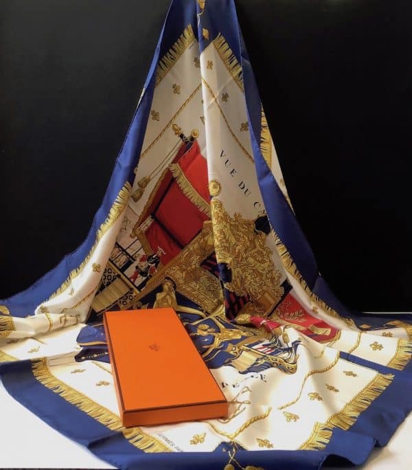 HERMÈS La Réale - Vue Du Carrosse De La Galère Hermès Scarf Carré By Hugo Grygkar