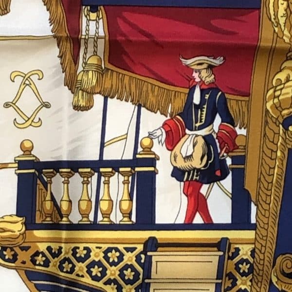 HERMÈS La Réale - Vue Du Carrosse De La Galère Hermès Scarf Carré By Hugo Grygkar - Image 13