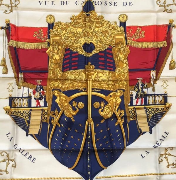HERMÈS La Réale - Vue Du Carrosse De La Galère Hermès Scarf Carré By Hugo Grygkar - Image 3