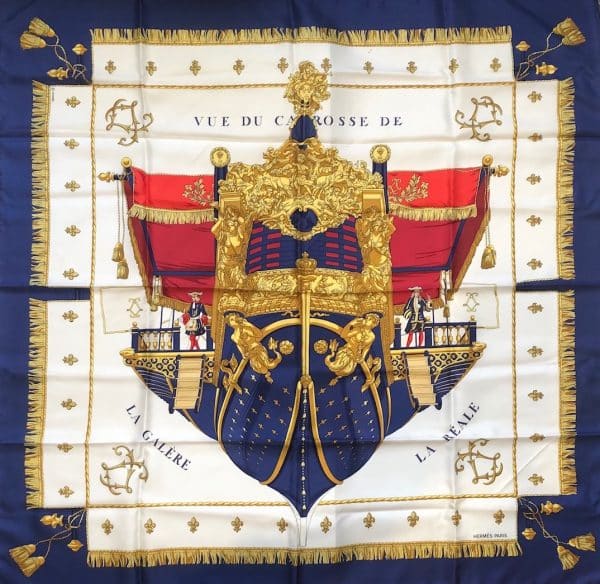 HERMÈS La Réale - Vue Du Carrosse De La Galère Hermès Scarf Carré By Hugo Grygkar - Image 7