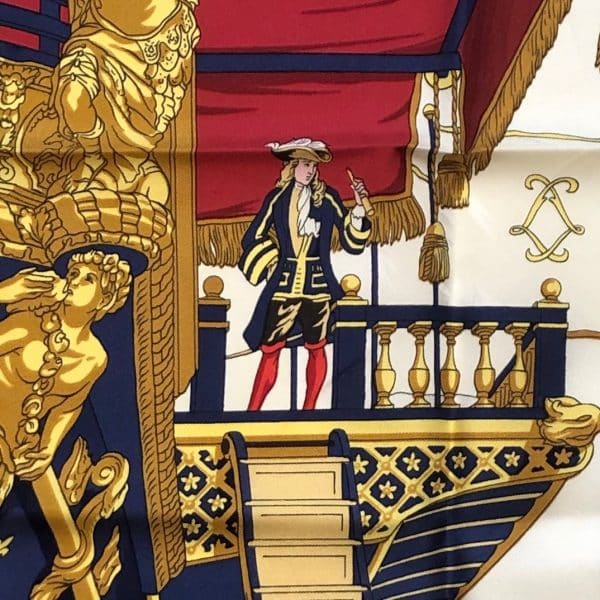HERMÈS La Réale - Vue Du Carrosse De La Galère Hermès Scarf Carré By Hugo Grygkar - Image 4