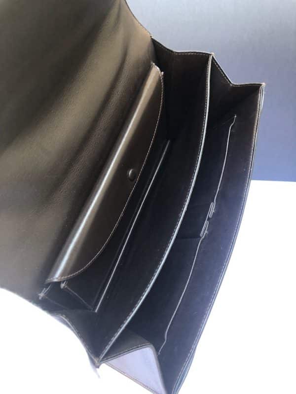 HERMÈS Vintage Box Calf Leather Ring Shoulder Bag 1975 - Image 14