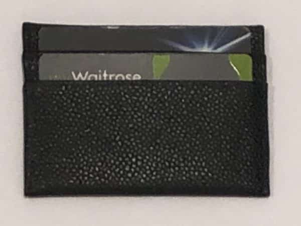 CHANEL Classic Cards Holder Caviar CC Logo Vintage - Image 6