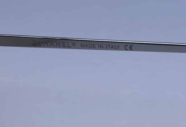 CHANEL Rimless CC Logo Slim Pink Sunglasses W/Case Box - Image 8