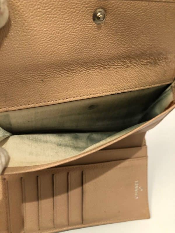 CHANEL Wallet Quilted CC Logo Black Cream Long Fold Purse 2008 - Image 7