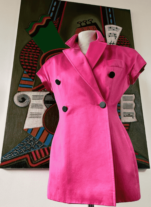 CHRISTIAN DIOR Vintage Pink Double-Breasted Blazer Circa 1990s