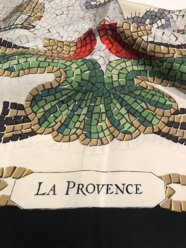 HERMÈS Vintage Silk Scarf Carré La Provence By Hugo Grygkar Circa 1958 W/Box - Image 6