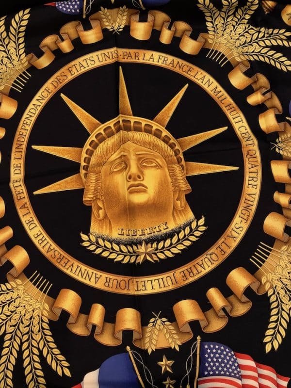 HERMÈS Scarf Carré Liberty 1986 By Joachim Metz - Image 7