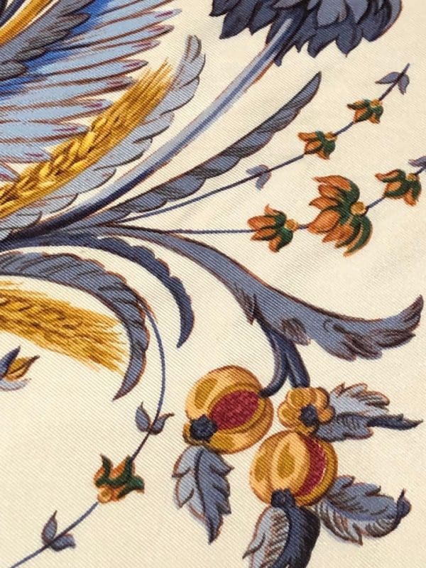 HERMÈS Scarf Cerès By Françoise Faconnet Purple Multi W/Box - Image 8