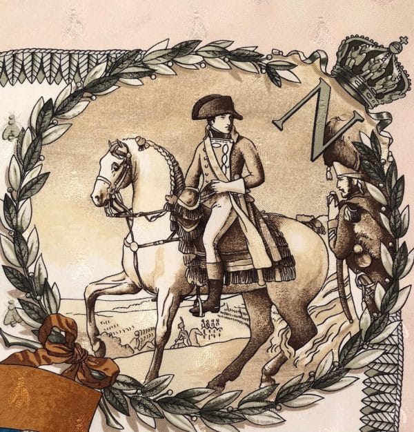 HERMÈS Scarf Napoléon By Philippe Ledoux 1963 Collector W/Box - Image 11