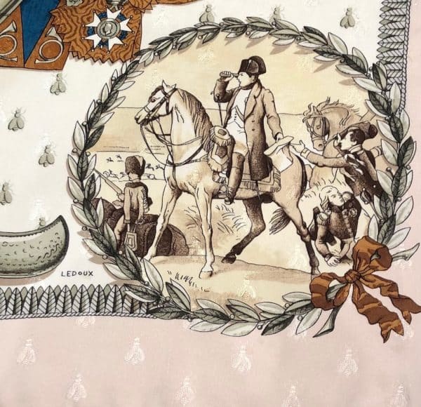 HERMÈS Scarf Napoléon By Philippe Ledoux 1963 Collector W/Box - Image 12