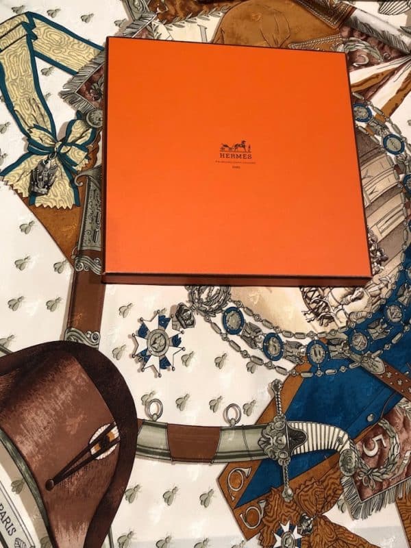 HERMÈS Scarf Napoléon By Philippe Ledoux 1963 Collector W/Box - Image 4