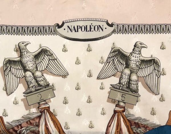 HERMÈS Scarf Napoléon By Philippe Ledoux 1963 Collector W/Box - Image 3