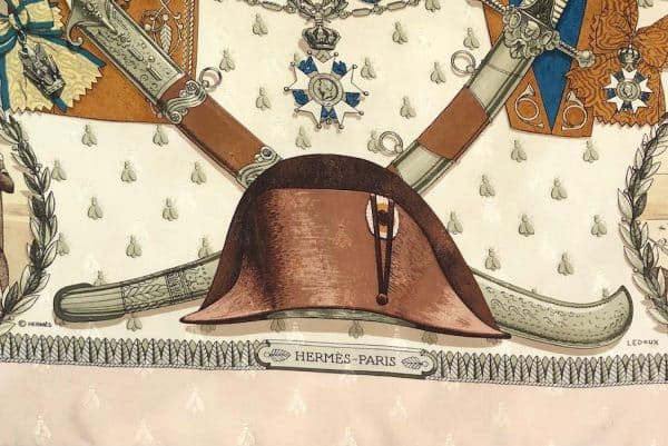 HERMÈS Scarf Napoléon By Philippe Ledoux 1963 Collector W/Box - Image 8