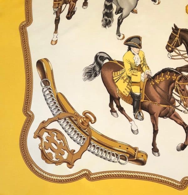 HERMÈS Scarf Reprise By Philippe Ledoux 1970 Collector W/Box - Image 2