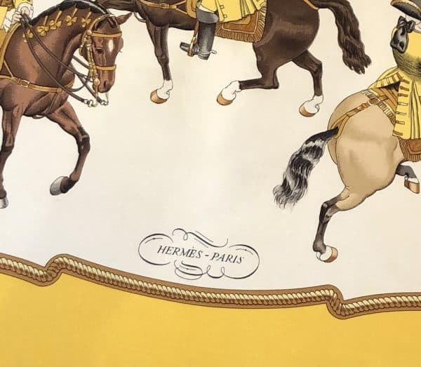 HERMÈS Scarf Reprise By Philippe Ledoux 1970 Collector W/Box - Image 4