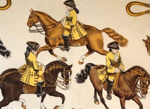 HERMÈS Scarf Reprise By Philippe Ledoux 1970 Collector W/Box - Image 8