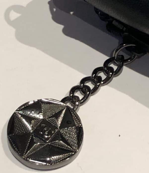 CHANEL 19 Handbag Back Pocket CC lock Quilted Black Crossbody - Image 12