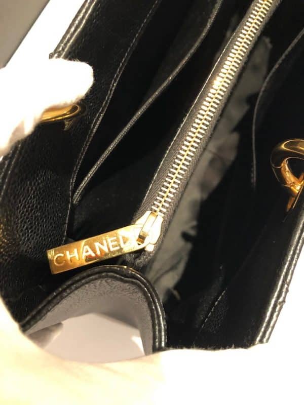 CHANEL GST Grand Shopping Tote Black Large Bag 2014 - Image 12