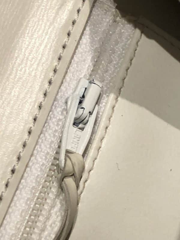 CHRISTIAN DIOR Vintage Leather Chain Bag Houndstooth CD Logo Clasp Circa 1980 - Image 12