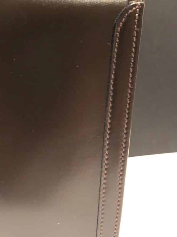 HERMÈS 1985 Jige Clutch Box Leather Never Worn W/Box Vintage - Image 14