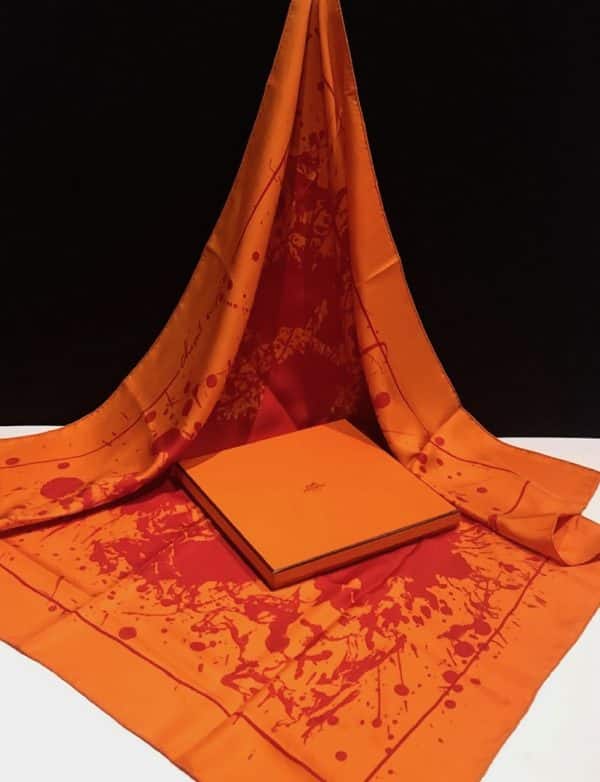 HERMÈS Scarf Cheval Surprise By Dimitri Rybaltchenko 2004 W/Box