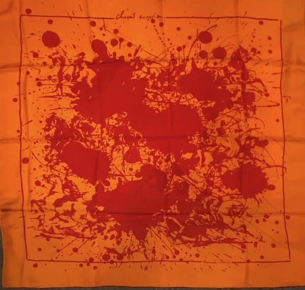 HERMÈS Scarf Cheval Surprise By Dimitri Rybaltchenko 2004 W/Box - Image 4