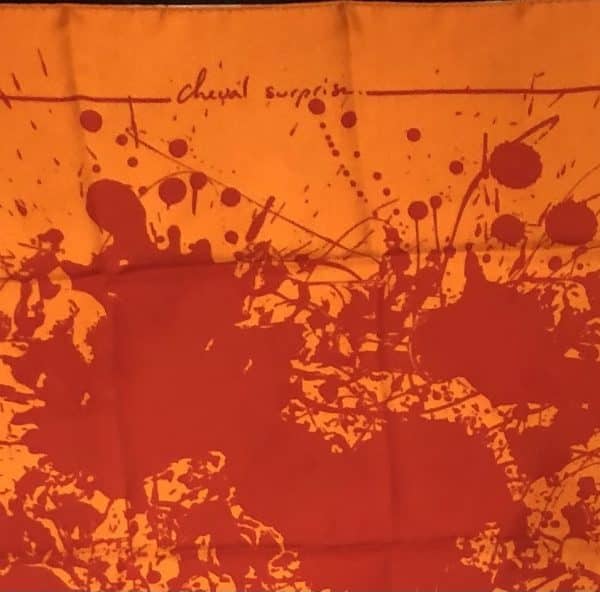 HERMÈS Scarf Cheval Surprise By Dimitri Rybaltchenko 2004 W/Box - Image 5