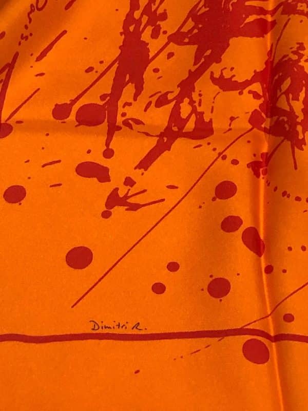 HERMÈS Scarf Cheval Surprise By Dimitri Rybaltchenko 2004 W/Box - Image 6