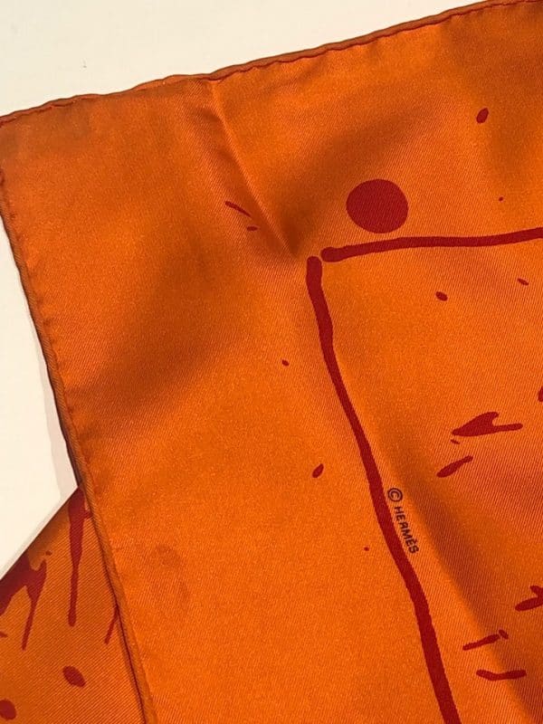 HERMÈS Scarf Cheval Surprise By Dimitri Rybaltchenko 2004 W/Box - Image 9